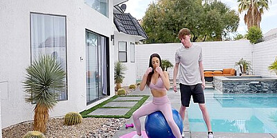 Personal Trainer Tests Eva Longs Pussy Endurance With His Cock 18 Min