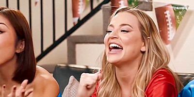 Gfs Make A Shocking Bet With A Rival Fan - Hailey Rose, Ameena Green And Blake Blossom