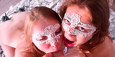 Amateur Threesome 2 Girls 1 Guy