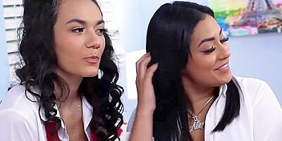 Sawyer Cassidy And Serena Santos In Her Stepbro Are Caught Fucking By And Her Stepb