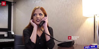 Scarlett Mae And Chinese Guy In Business Trip Close The Deal Gang Bang That Ginger