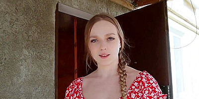 Cheap Russian Whore In Ugly Dirty Village House