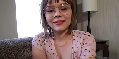 Adorable bookworm pays debt by having sex with loan shark