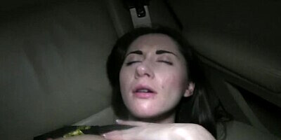 PublicAgent Sex in the car with a hitch hiker