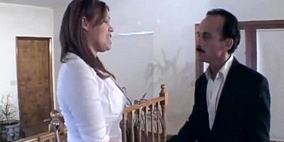 DP teen takes old dicks in dirty gramps on teen