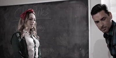 PornTaboos.com - Lily Larimar's beefstick-degustating and jism-guzzling sesh with her professor