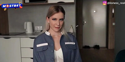 A Hot Schoolgirl Came to Take Exams with Her Tight Pussy. Facial Care of a Cu...