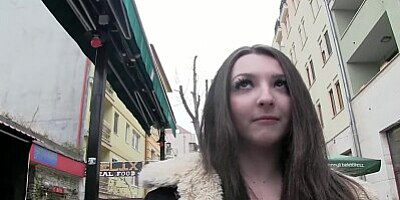 PublicAgent Teen brunette gets fucked hard in a hotel room