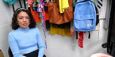 Shoplifter's Punishment Turns into a Sexual Awakening as She Submits to the Security Guard's Cock