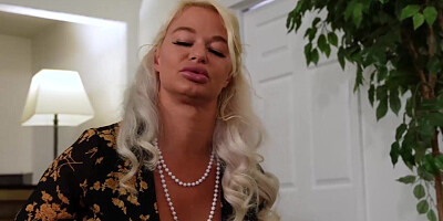 Old hottie Olive Glass endures getting hammered by a young hung gentleman