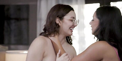 Leana Lovings and Ophelia Purr are enjoying pussy-licking so much