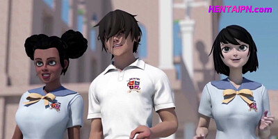 CRAZY Uncensored 3D Hentai Students School Sex