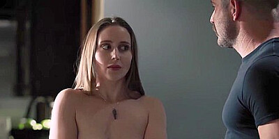 Cheating Bisexual Blonde Has Threesome With Her Big Dick Roommate With Laney Grey, Leana Lovings And Nathan Bronson