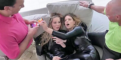 My And Bella Roses Stepdad Both Punished Our Twats For Stealing