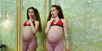very first sex with preggo stepsister
