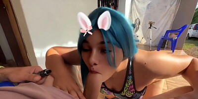 Bulma Cheats On Vegeta And Sucks Gokus Cock - Garganta Profunda