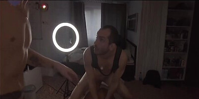 Bisexual Gangbang - Insatiable Slut And Faggot Fucked By Big-dicked Guys 12 Min