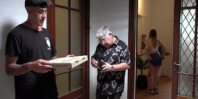 I Sent My Cuckold Husband To The Bank To Suck The Delivery Guys Cock