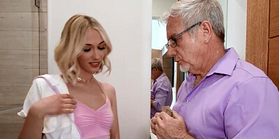 Older dude is happy to pay more to fuck her wet pussy