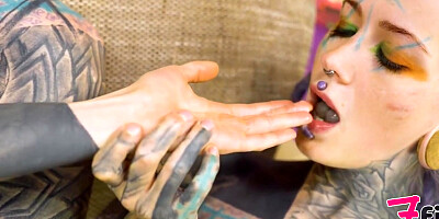 Ceci Milkymouzz And Big Pussy - Tattoo Pornstar Anuskatzz Gets Fisted From Inked Hippie Goth Girl Pov Hardcore Fetish Fisting 7 Min