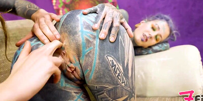 Ceci Milkymouzz And Big Pussy - Tattoo Pornstar Anuskatzz Gets Fisted From Inked Hippie Goth Girl Pov Hardcore Fetish Fisting 7 Min