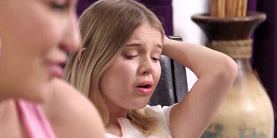 Handsome stud Anthony Pierce gets serviced by two hot blonde babes