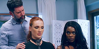 Siri Dahl In Obedient Milf Wife And Her Ebony Bff Serving Perverted Husband