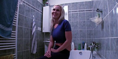 PublicAgent Blonde wants sex on a table