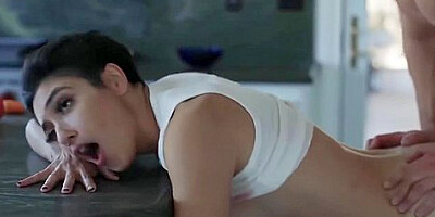 Petite Short Haired Babe Savors A Big Cock And Sensually Takes It With Brooklyn Gray