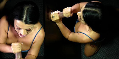 ...Gloryhole Secrets: Cumshot on Nadia's Face...