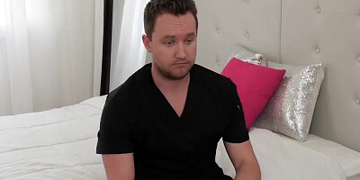 Olivia Austin And Van Wylde In Busty Blonde Milf Wants A Wild Hardcore Erotic Massage From Her Stepson And Sucks His Big Cock In Thanks For The Fucking