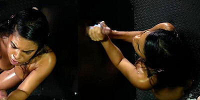...Gloryhole Secrets: Watching Maya Swallow My Cum...