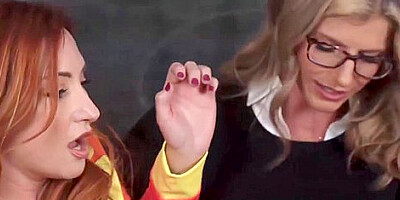 Stepmoms And Love To Homeschool And Fuck Their Ste - Cory Chase, Sophia Gently And Sophia Locke