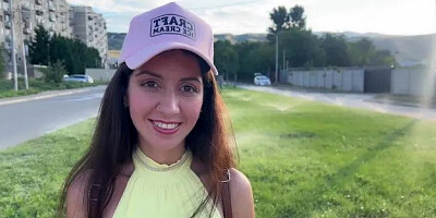 Tour Guide Cums in Katty West Tight Pussy in the Mountains - Public Pickup an...