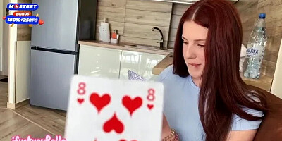 Beautiful Girl Bella Cant Play Cards, so I Fucked Her