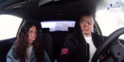 Heat up the YouTube demonstrate with a audition couch interview of a bare damsel and pornstar, in a super-steamy car with immense ass, for the