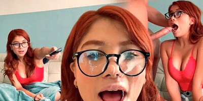 I Find My Teen Stepsister Watching Netflix ! She Looks Innocent but She is...