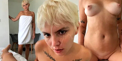 While My Mom was at the Shop, Her Best Friend Seduced and Fucked Me - Huge Fa