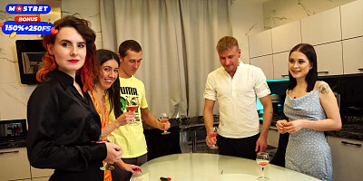 Students Celebrate New Year with Hot Big Orgy