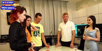 Students Celebrate New Year with Hot Big Orgy