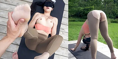 Fucked My Yoga Teacher and Cum in Mouth-