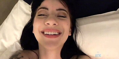 ATK Girlfriends featuring Charlotte Sartre's creampie sex