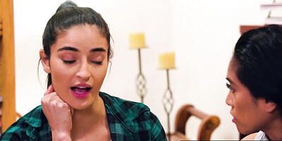 Romantic Ember Snow and Emily Willis - big ass scene - Girls Way