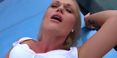 Public Agent: Angella Luxxx cumshot