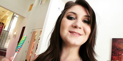 Cute Chris Strokes and Jojo Kiss at ball sucking clip