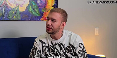 Gives a Hot Interview with Her Big Tits and Ebony Ass to Brian Evansx and Mariana Martix