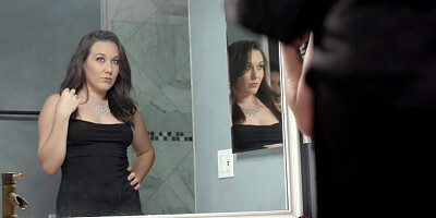 Stepmom using strap on stepdaughter