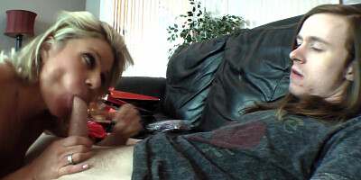 ...Nymphomaniac mature Payton Hall gets fucked by long-haired dude...