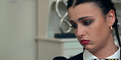 VIP4K. LISPY WEDNESDAY SUCKED DADDY'S COCK LIKE SHE'S HIS BITCH