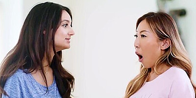 Kyler Quinn, Nicole Doshi And Kimmy Kimm In Two Sorority Lesbians Lick Their Rivals